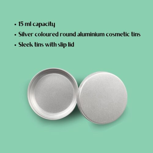 Alternative view of 15 ml Aluminium Lip Balm Cosmetic Containers