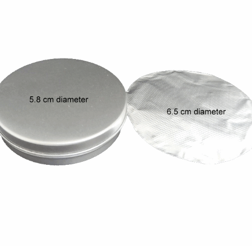 30 ml Aluminium Cosmetic Cream Containers With Aluminium Foil