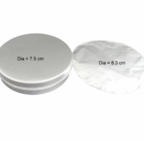 50 ml Aluminium Cosmetic Cream Containers With Aluminium Foil