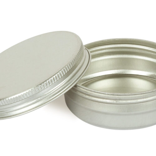 100g Aluminium Cosmetic Cream Containers With Threaded Lid